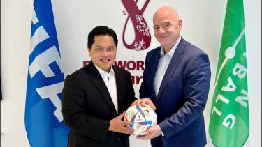 Erick Thohir Sampaikan Surat Jokowi tentang Tragedi Kanjuruhan saat Temui Presiden FIFA