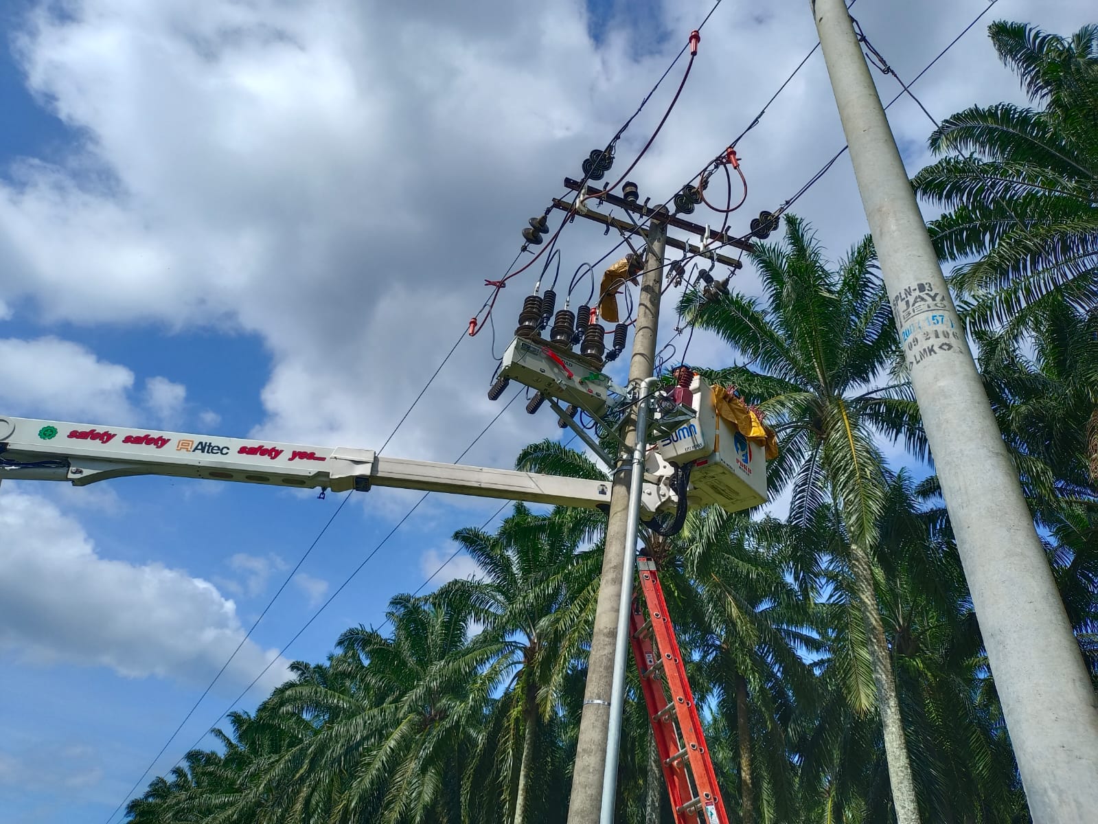 Sentuh Langsung, PDKB PLN Perkuat Pemeliharaan Jaringan 20 kV di Kuala