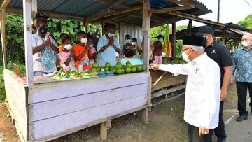 Kunjungan ke Provinsi Papua, Wapres Ma'ruf Amin Tinjau Provinsi Baru