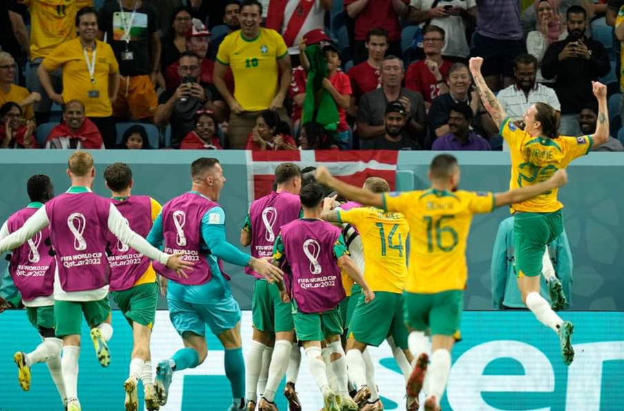 Giliran Australia Rebut Tiket 16 Besar Setelah Taklukkan Denmark 1-0