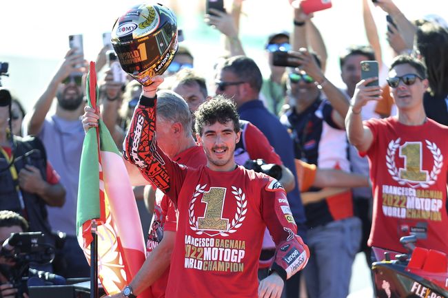 Raih Juara di MotoGP 2022, Francesco Bagnaia Cetak Sejarah Baru