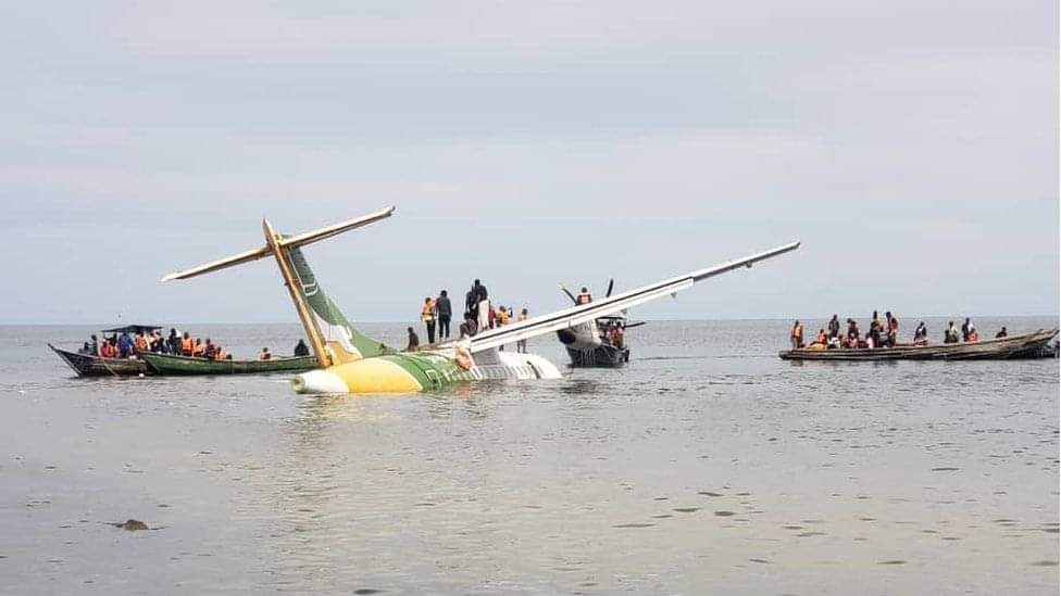 19 Penumpang Tewas Dalam Insiden Jatuhnya Pesawat di Danau Victoria