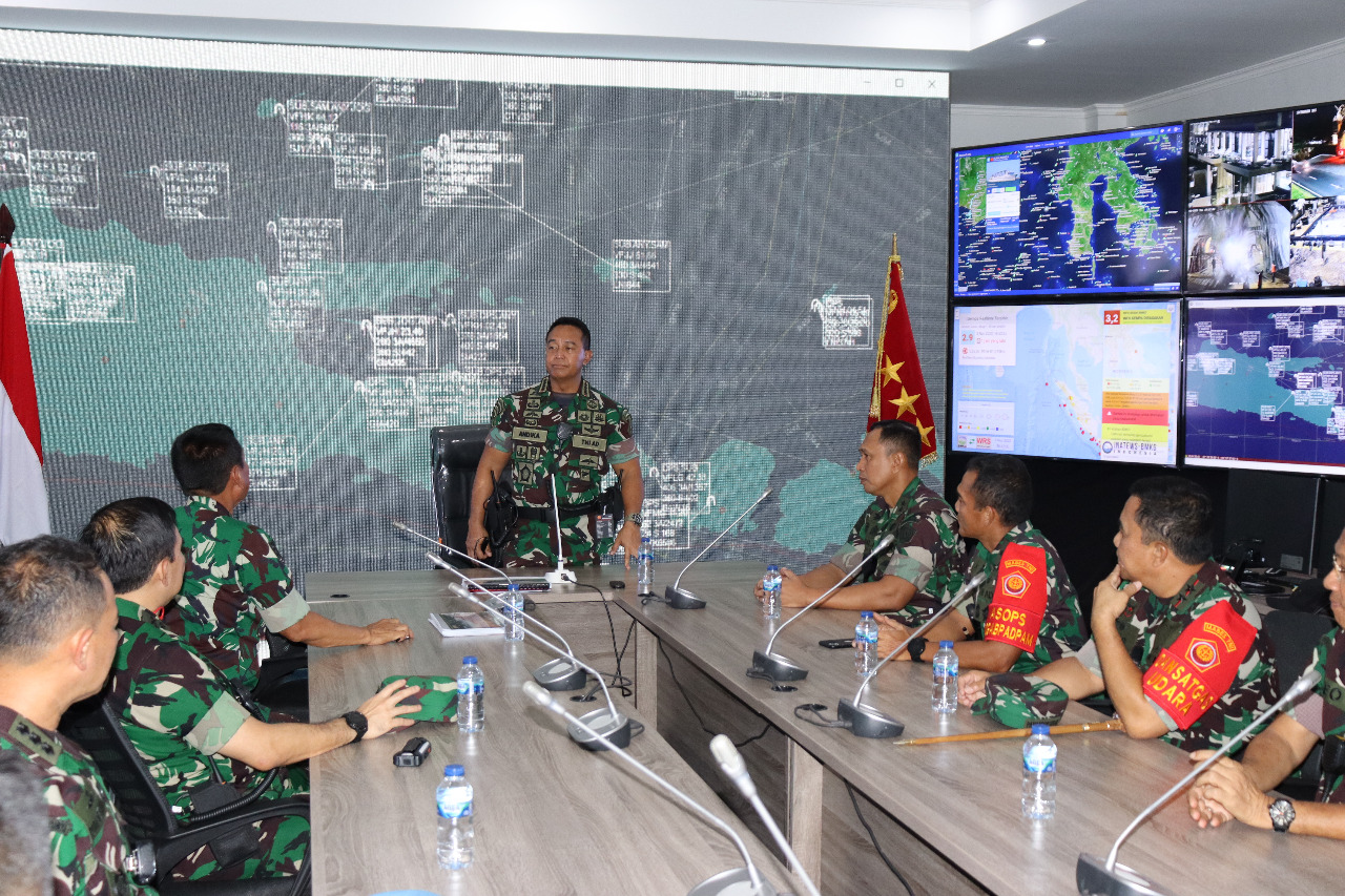 Panglima TNI Kunjungi Posko Kogabpadpam VVIP Presidensi G20 