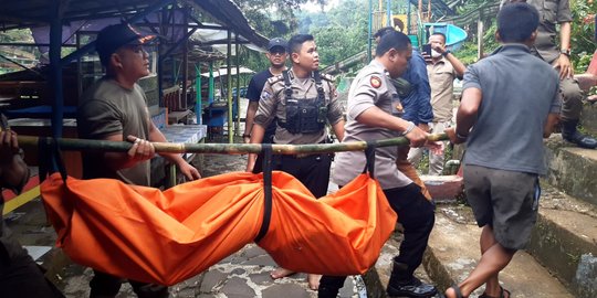 Warga Cinangneng Temukan Mayat Perempuan di Curug Luhur Paradise