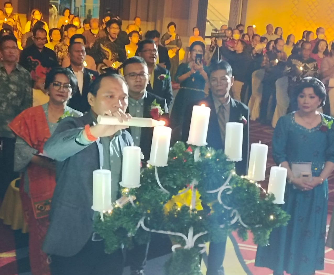 Peringatan Natal PLN UIP Sumbgaut, Momen Mengingatkan Kembali Teladan Kristus   