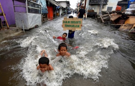 4 RT di Jakut Diterjang Banjir Rob, Ketinggian Air Capai 35 Sentimeter