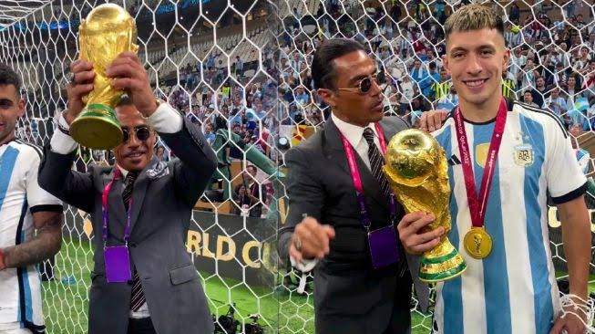 Cium Trofi Piala Dunia, Salt Bae di periksa FIFA