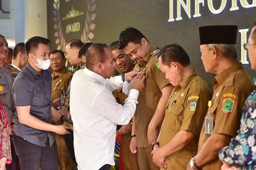 Sejumlah Pemkab/Pemko dan OPD di Sumut Raih Anugerah KIP 2022