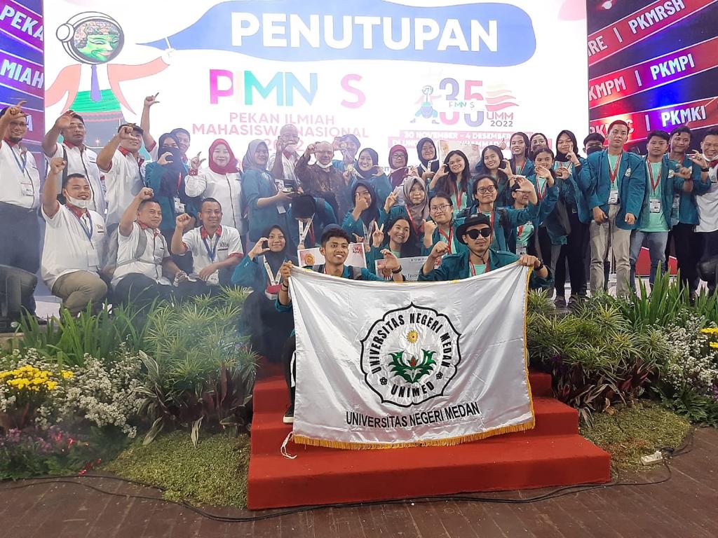 Selamat! Unimed Duduki Peringkat 9 Nasional Pimnas ke 35 di UMM Malang
