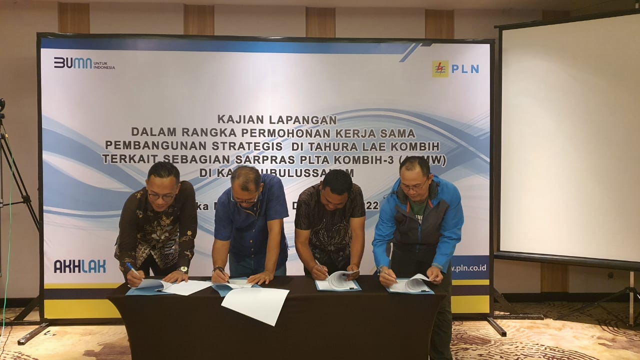 Bahas Kerjasama Sarpras PLTA Kombih-3 di Lae Kombih, PLN - Kementerian LHK Gelar Rakor