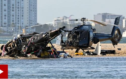 4 Orang Tewas dalam Tabrakan Helikopter di Langit Australia