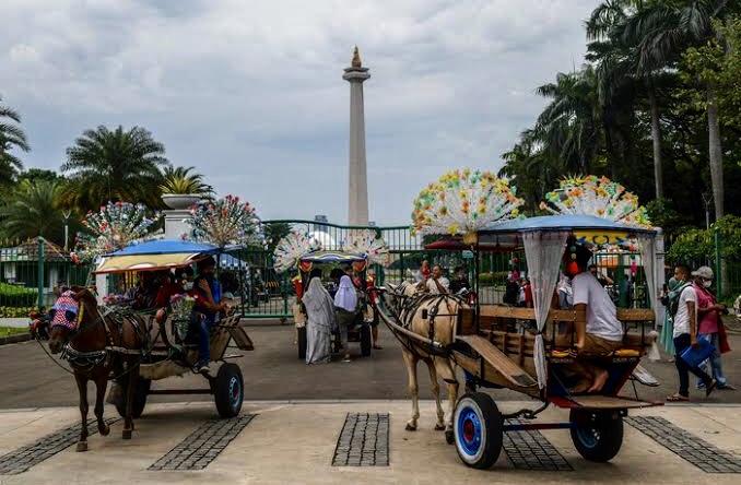 Pj Heru Budi Izinkan Delman Beroperasi di Sekitar Monas Sabtu-Minggu