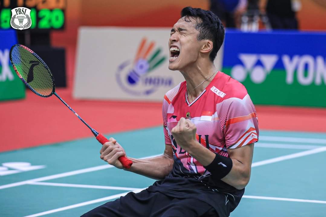 All Indonesian Final, Jonatan Christie Rebut Juara Indonesia Master 2023