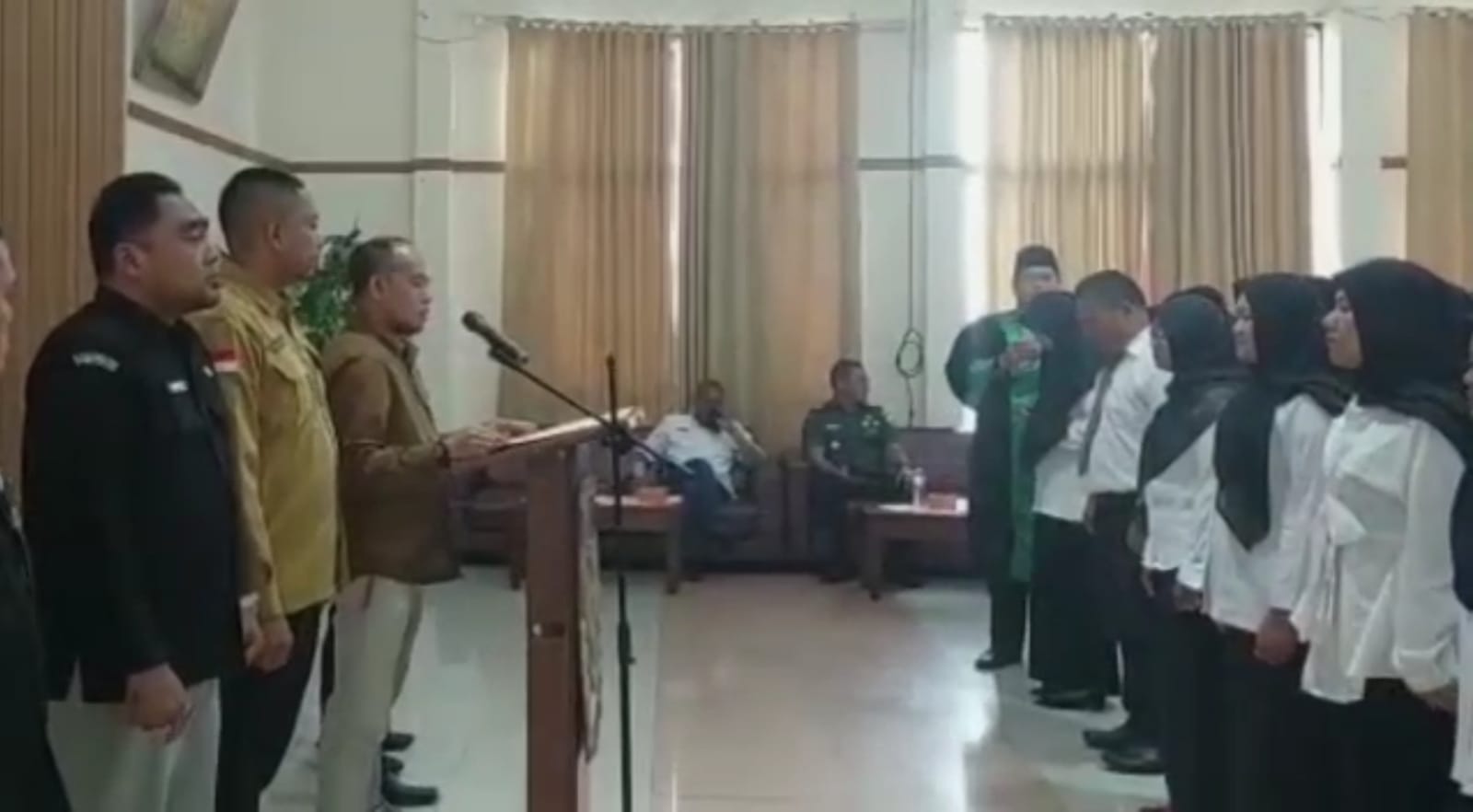 Diharap Kedepankan Aturan dan Undang-undang, 45 PPK se Labuhanbatu Resmi Dilantik