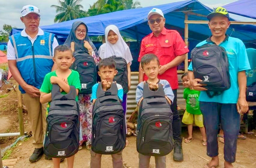 Berikan Perlengkapan Belajar, PLN Dukung Anak-Anak Cianjur Kembali Ke Sekolah Pascagempa