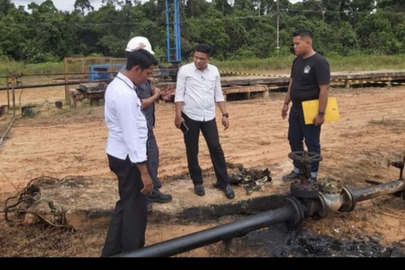 Seorang Pekerja Tewas Akibat Pipa Gas di Siak Meledak, Polisi Periksa Lokasi Kejadian