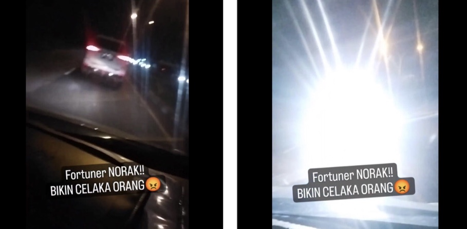 Viral Fortuner Pakai Aksesori Lampu Belakang yang Silaunya Sadis, Netizen: Norak