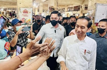 Jokowi Pastikan Harga Sembako di Kota Medan Stabil