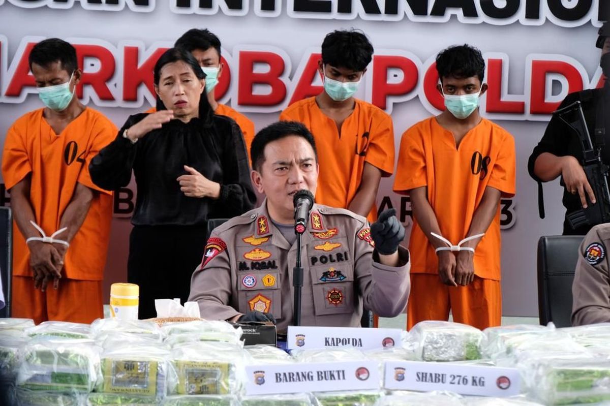Hendak Ditabrak, Petugas Polda Riau Tembak Mati Penyelundup Sabu 276 Kg