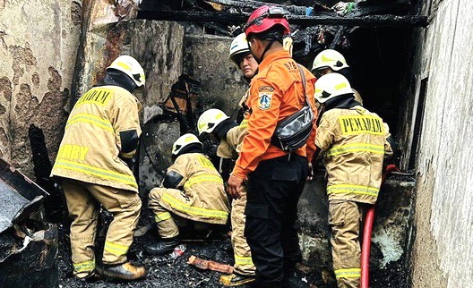 Kebakaran di Jaksel, 1 Orang Tewas dan 1 Patah Kaki