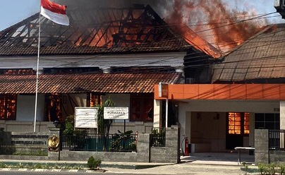 Rumah Sakit Salak Bogor Kebakaran, Jalan Sudirman Ditutup Sementara