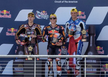 Bendera Merah Putih Naik Podium Moto2 Amerika 2023