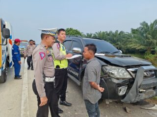 Tabrakan Beruntun di Tol Medan-Tebing, Renggut Nyawa Sopir Pick Up