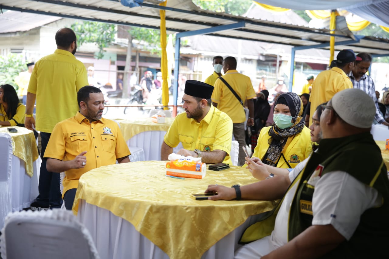 Semarak Idul Fitri 1444 H, Golkar Medan Polonia Salurkan 1.000 Paket Sembako