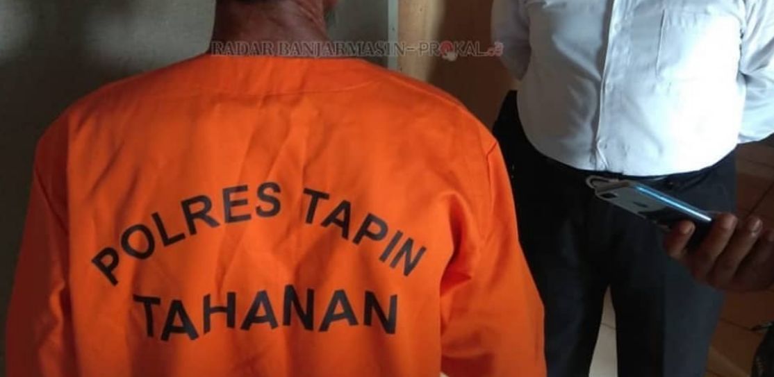 Kabur Usai Jebol Plafon Gudang Logistik, Aksi 6 Tahanan Polres Tapin Terekam CCTV