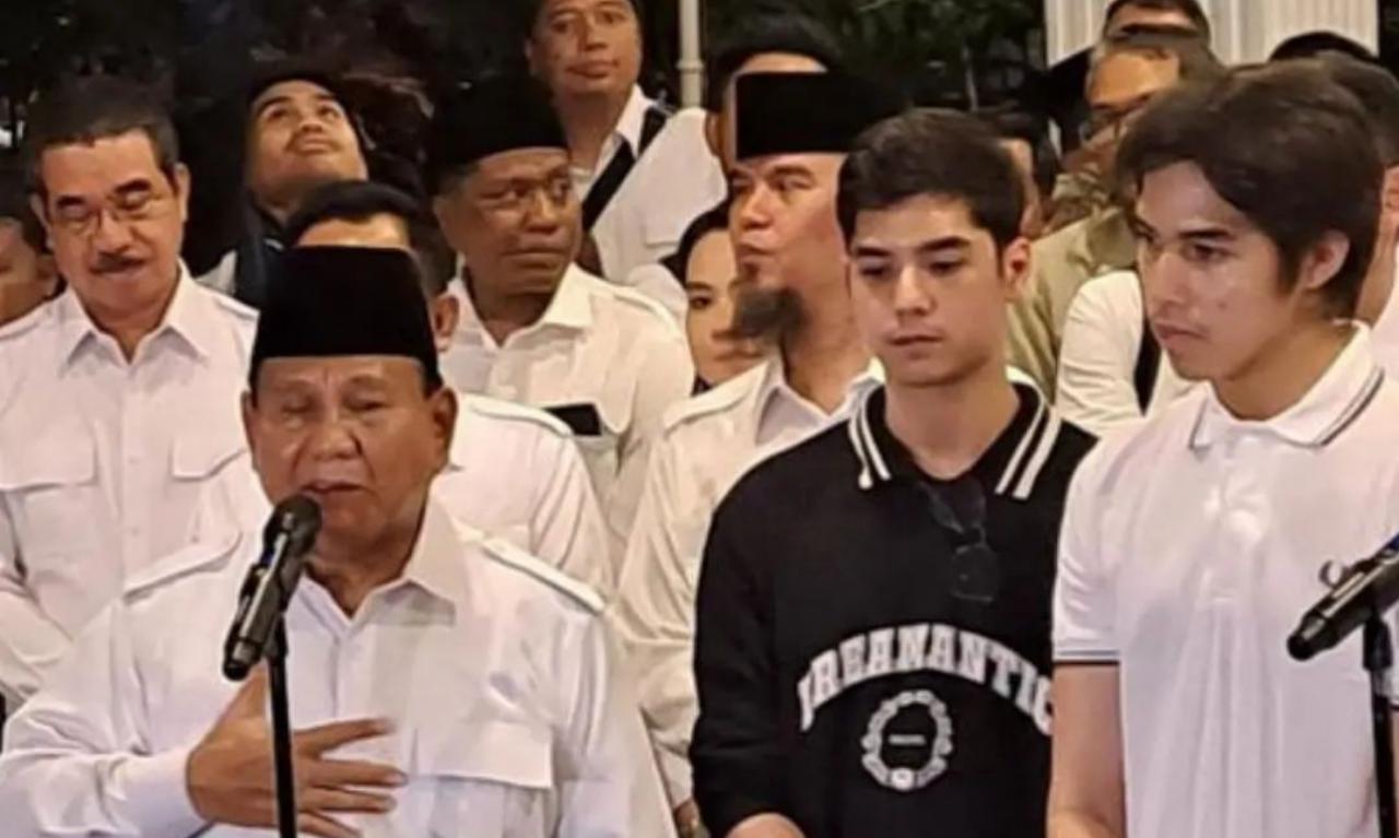 Dua Putra Ahmad Dhani Resmi Gabung ke Gerindra, Prabowo Perkenalkan Al dan El