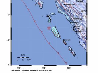 Gempa Magnitudo 5,3 Guncang Mentawai Sumbar, BMKG: Tak Berpotensi Tsunami