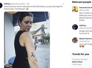 Viral Bule Bikin Tato Pakai Logo PUPR, Kementerian: Lain Kali Versi Full Color