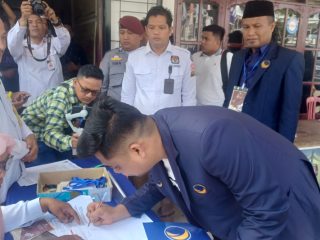 NasDem Jadi Partai Pertama Daftarkan Calegnya ke KPU Madina