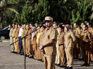 Pimpin Apel Gabungan, Bupati Madina Beberkan Sejumlah Prestasi Sepanjang 2023