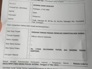 Sugeng Teguh Santoso IPW dan Istri Diadukan ke Polisi Terkait NIK Ganda