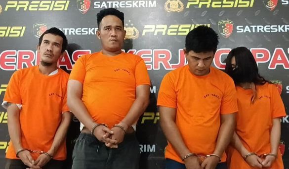 Polrestabes Medan Tangkap 4 Pelaku Pencurian dengan Modus Pecah Kaca Mobil
