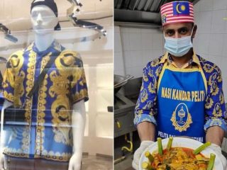 Viral Kemeja Versace Motif Baroque Disebut Mirip Seragam Restoran