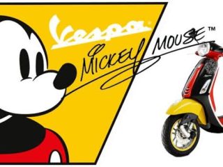 Rayakan Ulang Tahun ke-100 Disney, Vespa Luncurkan Primavera Edisi Mickey Mouse