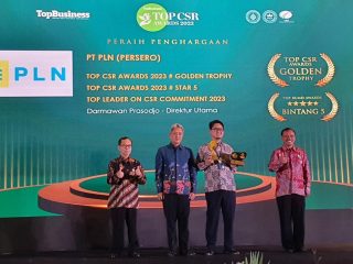 Lewat Program TJSL, PLN Rebut 39 Penghargaan TOP CSR Awards 2023