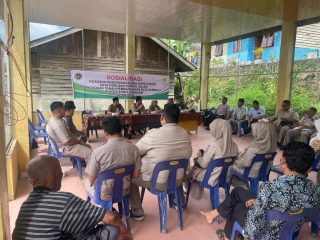 Paparkan Hasil Ukur Lahan PLTA Kumbih-3, PLN Gelar Sosialisasi di Desa Tanjung Mulia 