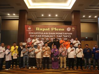 Rapat Pleno KPU Kota Medan Tetapkan DPT Pemilu 2024 Berjumlah 1.853.458 Orang