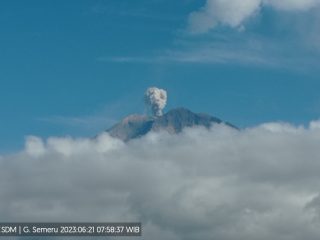 Erupsi, Gunung Semeru Luncurkan Abu Vulkanik 4.276 MDPL