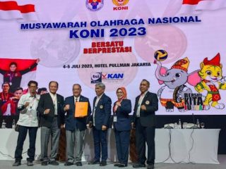 Terpilih Lagi, Marciano Norman Jadi Ketua KONI Periode 2023-2027!