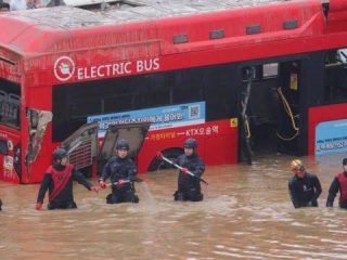 Banjir Landa Korsel, 39 Orang Tewas!