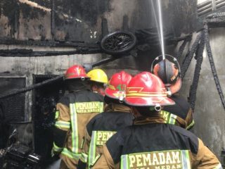 Rumah Bengkel di Medan Marelan Hangus Terbakar, Satu Orang Meninggal Dunia