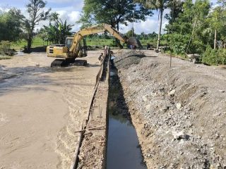 Proyek Tembok Penahan Tebing DAS Bernilai Rp22 M Diduga Tak Sesuai Spek