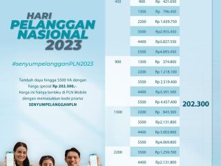 Apresiasi PLN di Hari Pelanggan Nasional, Beri Promo Tambah Daya Hingga Hadiah Kejutan