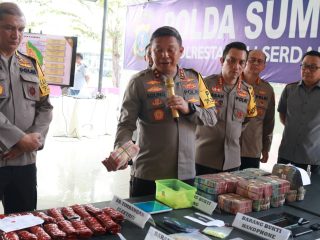 Dikendalikan Napi Lapas Tanjung Gusta, Polisi Bongkar Sindikat Narkotika Internasional
