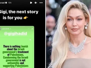 Tanggapi Postingan Gigi Hadid, Akun Instagram Negara Israel Tag Foto Mengerikan