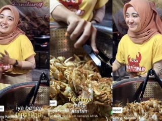 Viral Penjual Makanan di Bandung Mirip Arafah Rianti